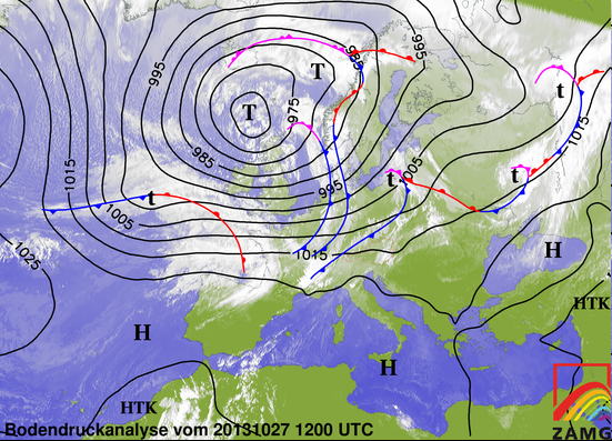 Image d'illustration pour Passage de la tempête Christian sur le Nord-Ouest