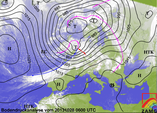 Image d'illustration pour Passage de la tempête Christian sur le Nord-Ouest