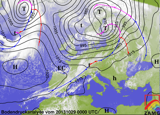 Image d'illustration pour Tempête Christian sur la Suède et la Baltique