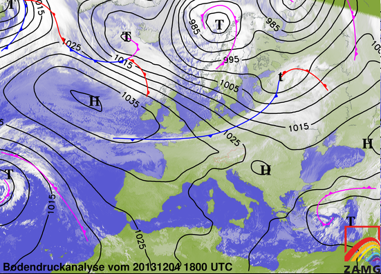 Image d'illustration pour Suivi des précipitations - 1ère décade de décembre