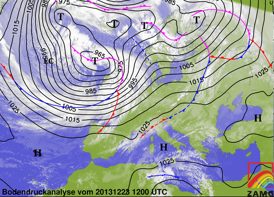 Image d'illustration pour Tempête Dirk vue du satellite