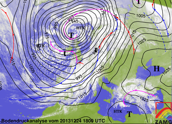 Image d'illustration pour Tempête Dirk vue du satellite