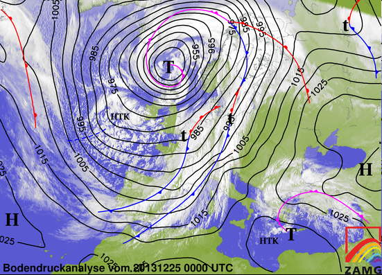 Image d'illustration pour Tempête Dirk vue du satellite