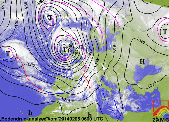 Image d'illustration pour Dépression Petra les 4 et 5 février - tempête et vagues sur l'Ouest