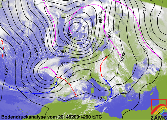 Image d'illustration pour Dépression Stéphanie - pluie et vent fort au Sud