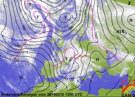 Image d'illustration pour Dépression Stéphanie - pluie et vent fort au Sud