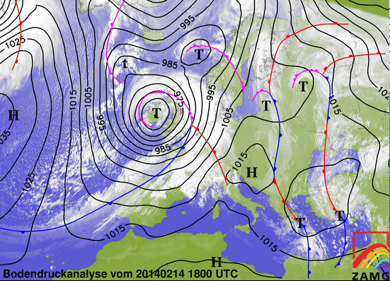 Image d'illustration pour Dépression Ulla - tempête et inondations en Bretagne