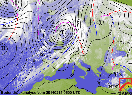 Image d'illustration pour Dépression Ulla - tempête et inondations en Bretagne