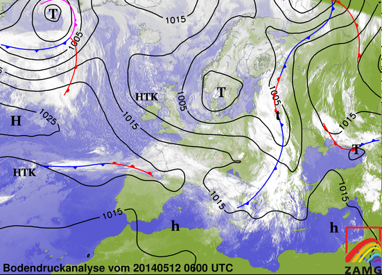 Image d'illustration pour Instabilité : trombe, giboulées, neige et risque d'avalanche