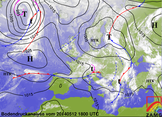 Image d'illustration pour Instabilité : trombe, giboulées, neige et risque d'avalanche