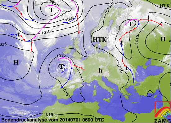 Image d'illustration pour Synthèse de l'épisode pluvio-orageux du 1er juillet (Sud-Ouest, Cévennes)