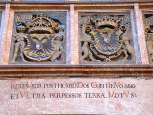 Inschrift am Goldenen Dachl