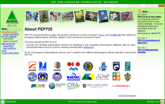 Screenshot Projektwebsite "PEP 725" / Quelle: 