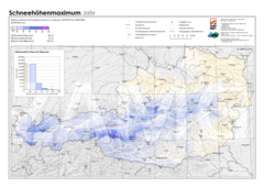 Schneeh&ouml;henmaximum Jahr