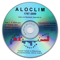 CD-ROM zu Buchpublikation "ALOCLIM"