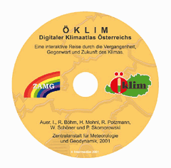 ÖKLIM-CD-ROM Digitaler Klimaatlas Österreich