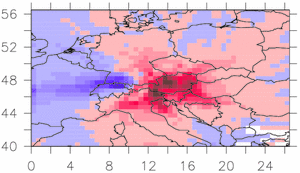 Mehrjahresstatistik der Ozon-Belastung im Sommer