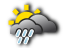 Bodenseeraum / Unteres Rheintal: Regenschauer