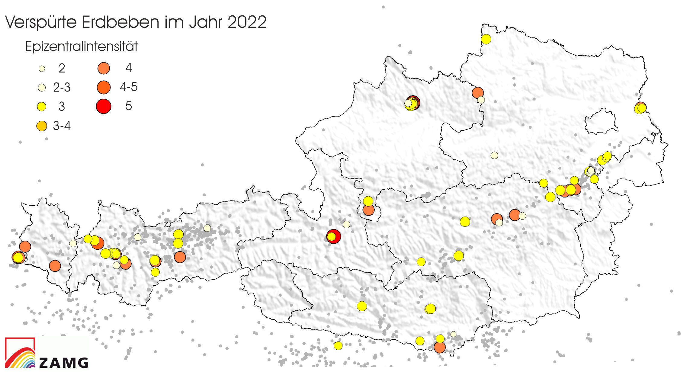 2022 in Österreich relativ viele Erdbeben