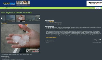 tsn.meteopics.eu – die Bilderplattform für Extremwetterfotos im Rahmen von TSN (Quelle: METEOPICS)