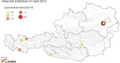 Erdbeben im April 2016