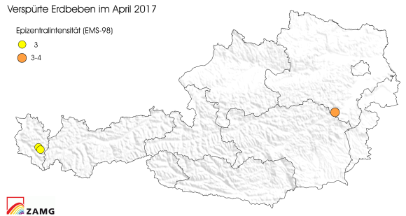 Erdbeben im April 2017
