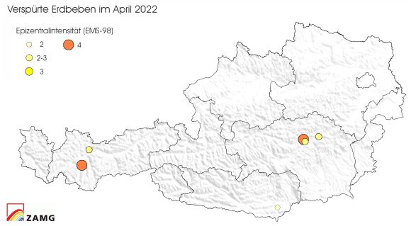 Erdbeben im April 2022