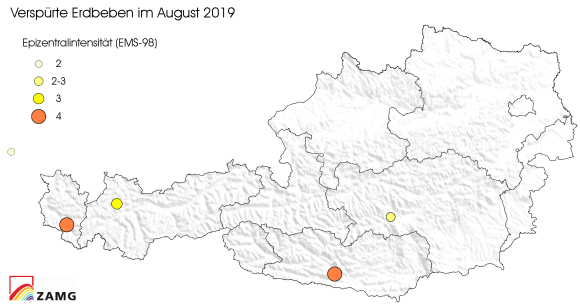 Erdbeben im August 2019