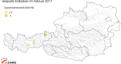 Erdbeben im Februar 2017