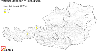 Erdbeben im Februar 2017