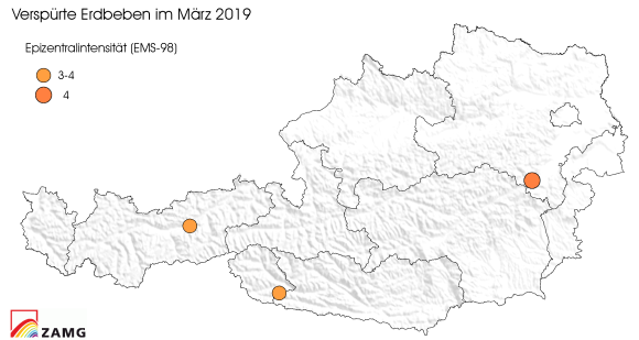 Erdbeben im März 2019