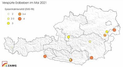 Erdbeben im Mai 2021