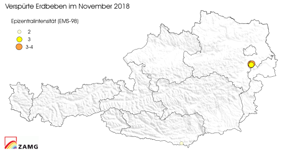 Erdbeben im November 2018