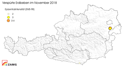Erdbeben im November 2018