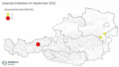 Erdbeben im September 2023