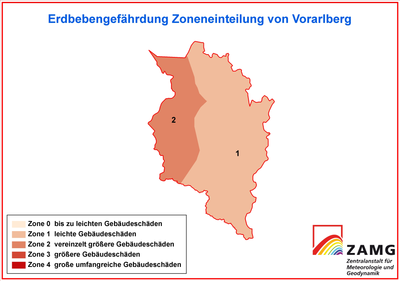 Erdbebengefahr in Vorarlberg