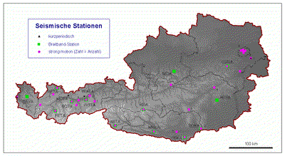 Messnetz des Österreichischen Erdbebendienstes
