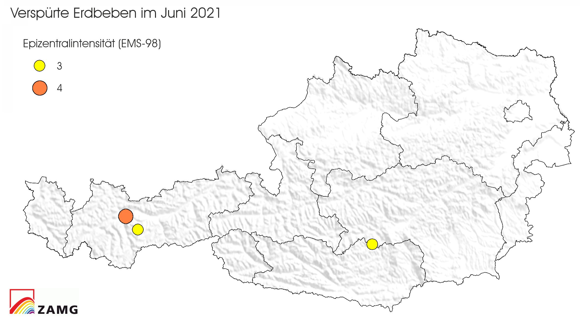 Monatsbericht Erdbeben Juni 2021