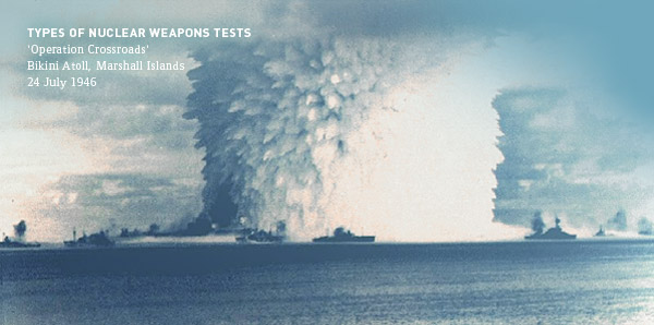 Nukleartest „Operation Crossroads“, Bikini Atoll – 24.Juli 1946 