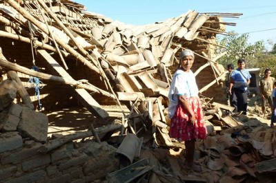 Schäden des Erdbebens am 20. März 2012 in Mexiko