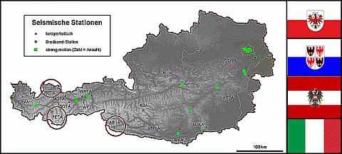 Messstationen  RETA, FETA und ABTA in Tirol wurden im Zuge des Projektes FASTLINK – Tirol neu errichtet 