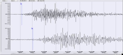 Felssturz Mai 2018 Seismogramm