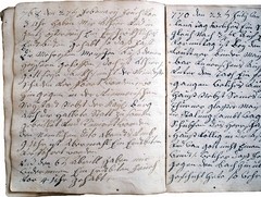 Gemein=Buch des guett Guettenbrun genandt. De Anno 1730. Stadtarchiv Baden, MS GG/1. Innenansicht.