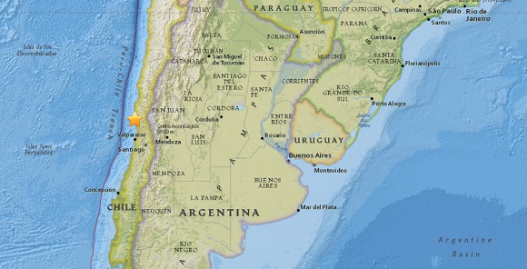 Schweres Erdbeben in Chile am 16. September 2015 