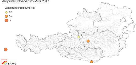 Erdbeben im März 2017