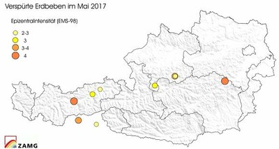 Erdbeben im Mai 2017