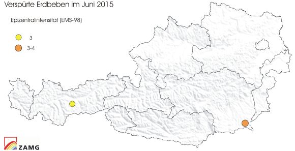 Erdbeben im Juni 2015 