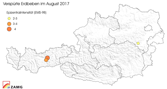 Erdbeben im August 2017
