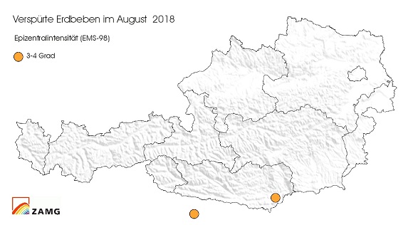 Erdbeben im August 2018