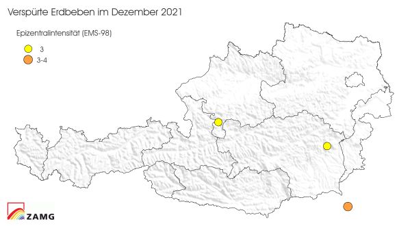Erdbeben im Dezember 2021